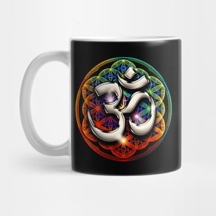 Psychedelic Om Spiritual Symbol Zen Mug